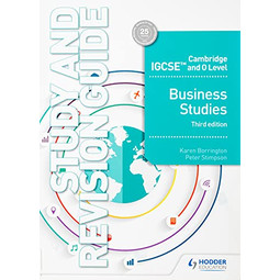 Cambridge IGCSE & O Level Business Studies Study and Revision Guide (3E)